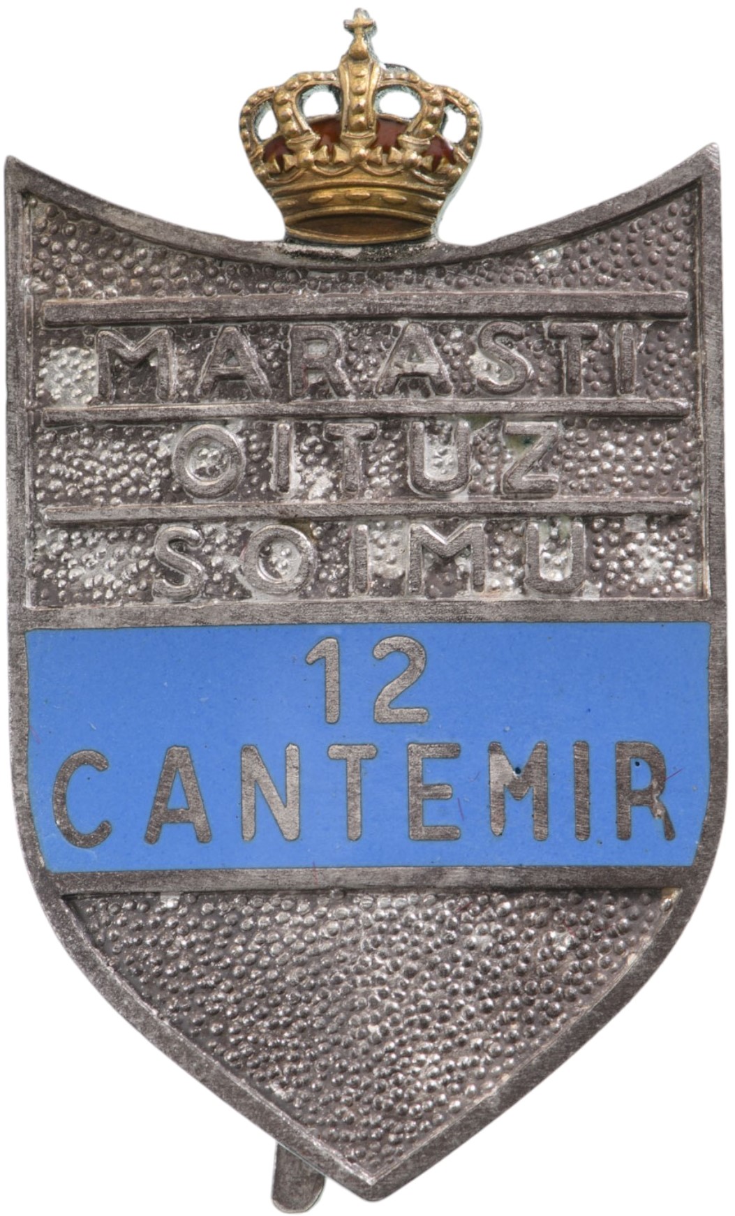 Special Collection of 7 Year Infantry Regimental Badges of the 12th Infantry Regiment-Cantemir