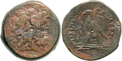 PTOLEMAIC KINGS of EGYPT. Ptolemy IV Philopator (222-205/4 BC) Drachm Bronze (41 mm, 68.68 g), Alexa