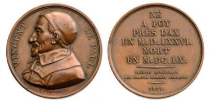 Saint Vincent de Paul Commemorative Medal, 1821