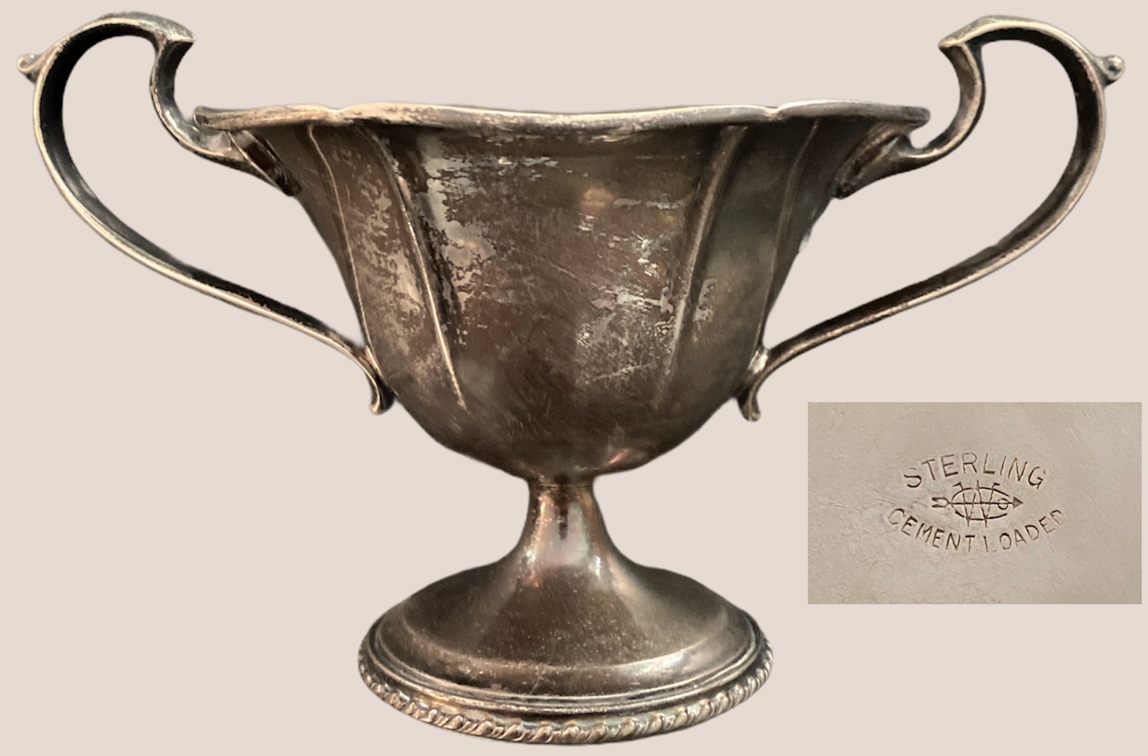 Decorative silver cup