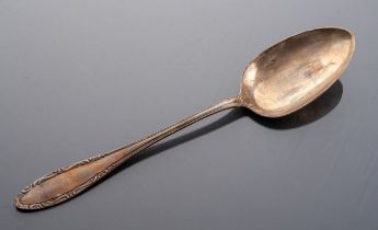 Silver service spoon