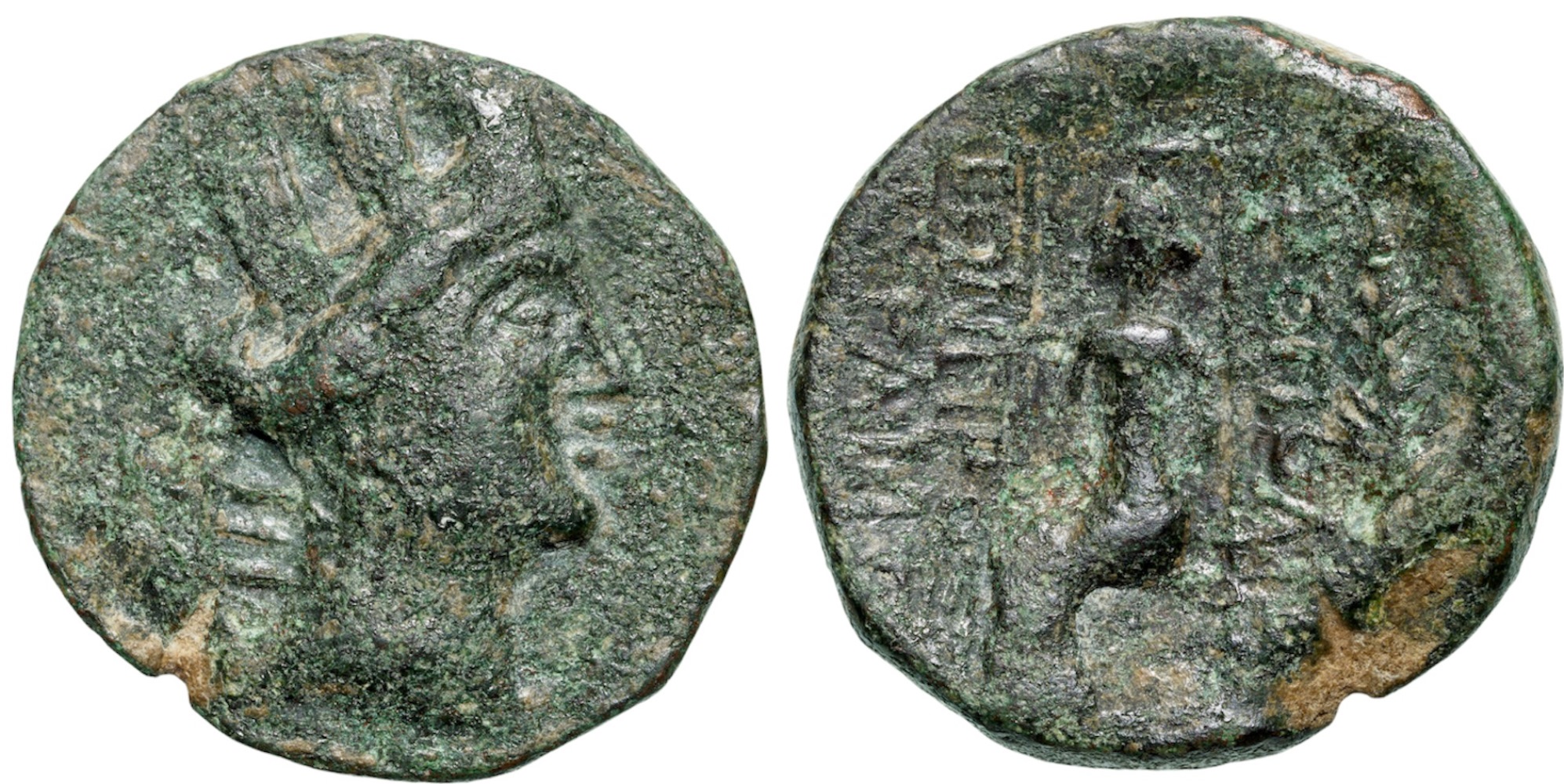 CILICIA, Zephyrion (?) AE ( 8.3 g)