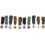 Collection of 10 Military Medals Miniatures
