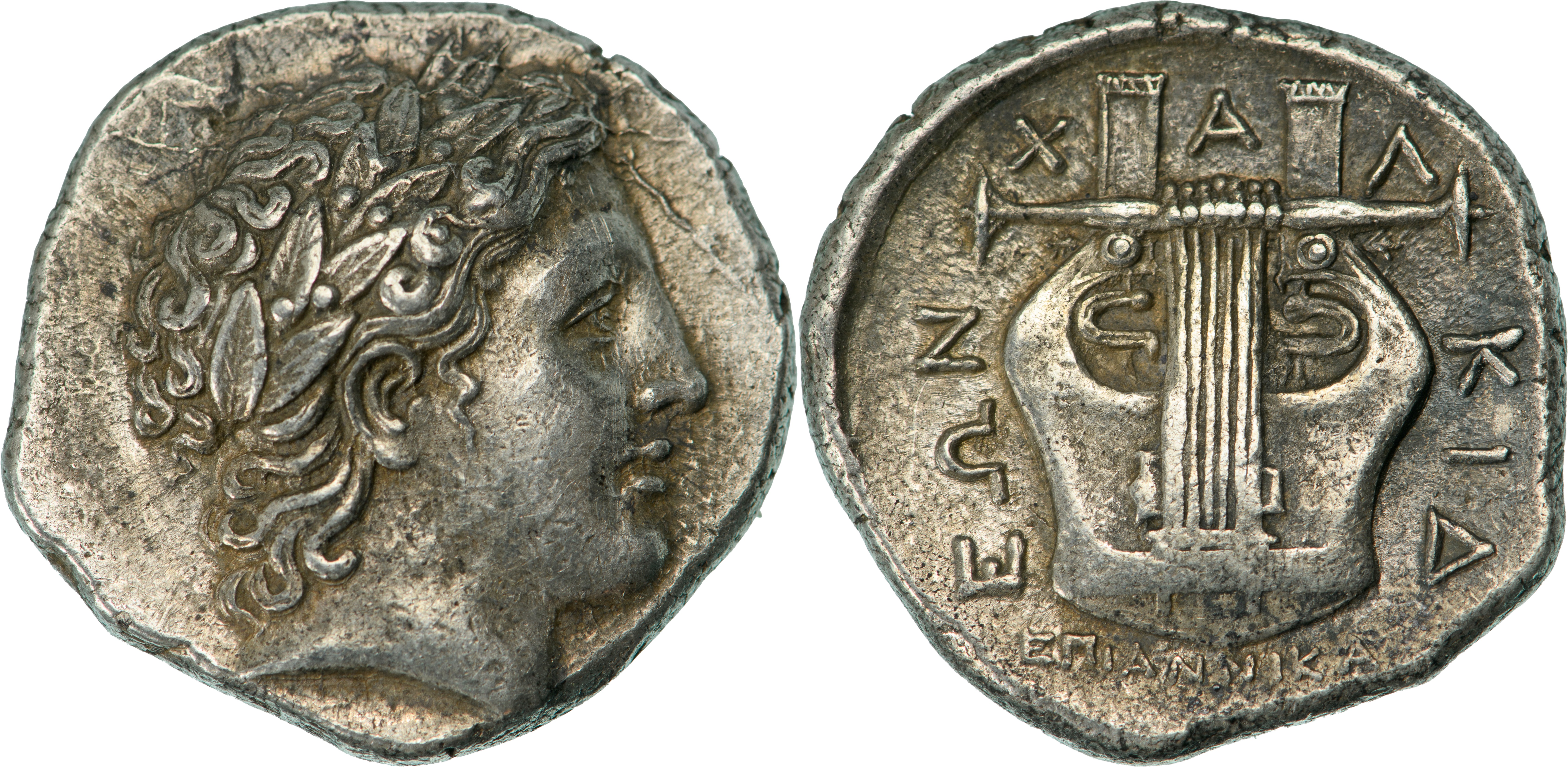 Macedonia, Olynthos, Chalkidian League (ca. 432-348 BC.) AR Tetradrachm (14.4g) Magistrate Annikas