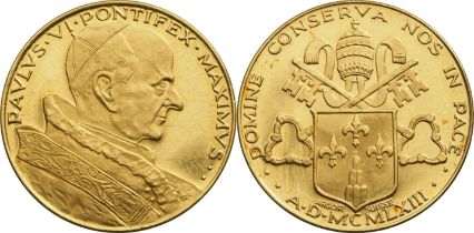 Paul VI (1963-1978) Coronation Medal 1963