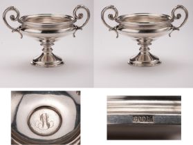 Silver wedding cup