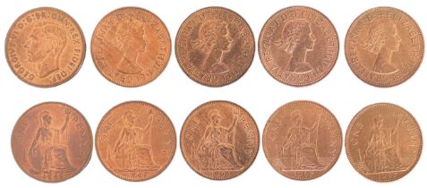 Lot of 5. One Penny