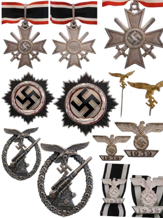 Group of Awards Belonging to General Emil Zenetti