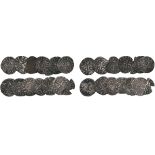 Lausanne Bistum, Denier Anonyme 12-13 Century, Lot of 13 Coins