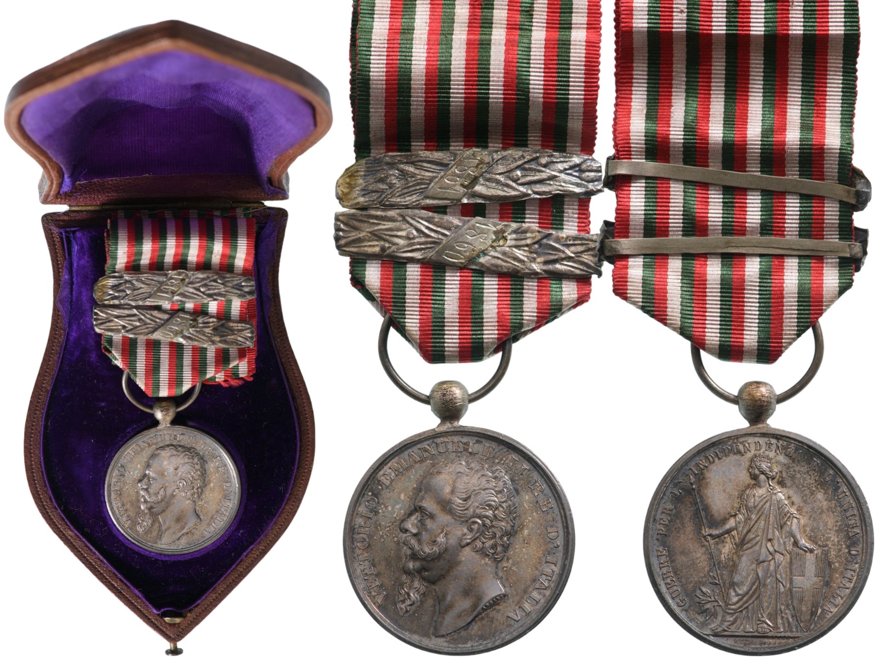 Medal for War of Unification/Independence with 1860 and 1861 bars