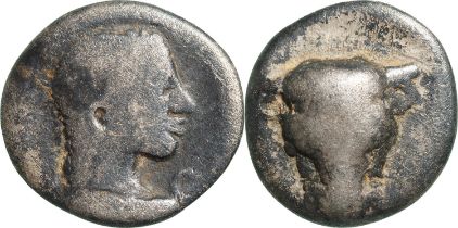 CRETE, Phaistos, (ca. 350 BC) AR Hemidrachm (2,5g)