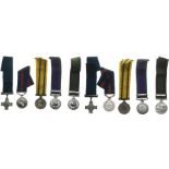 Collection of 10 Military Medals Miniatures