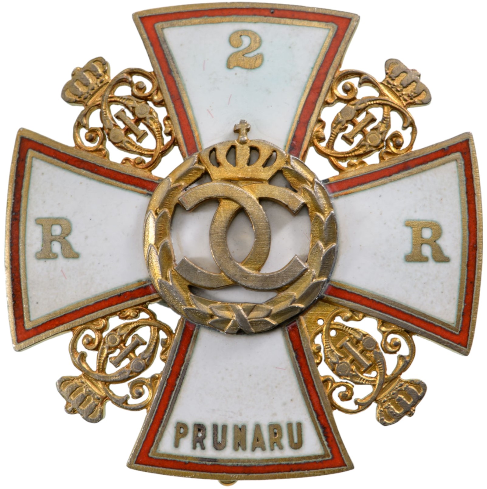 Special Collection of 7 Year Regimental Badges of the 2nd Rosiori Regiment - Prunaru