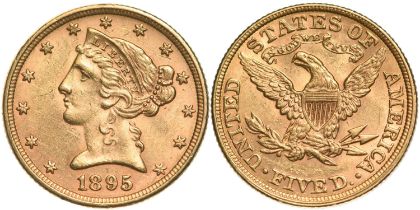 5 Dollars 1895, Philadephia mint