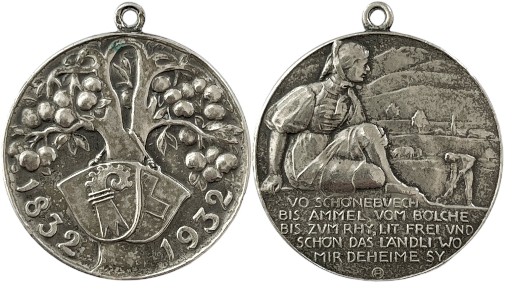 Centenary of Baselland, 1932 Medal