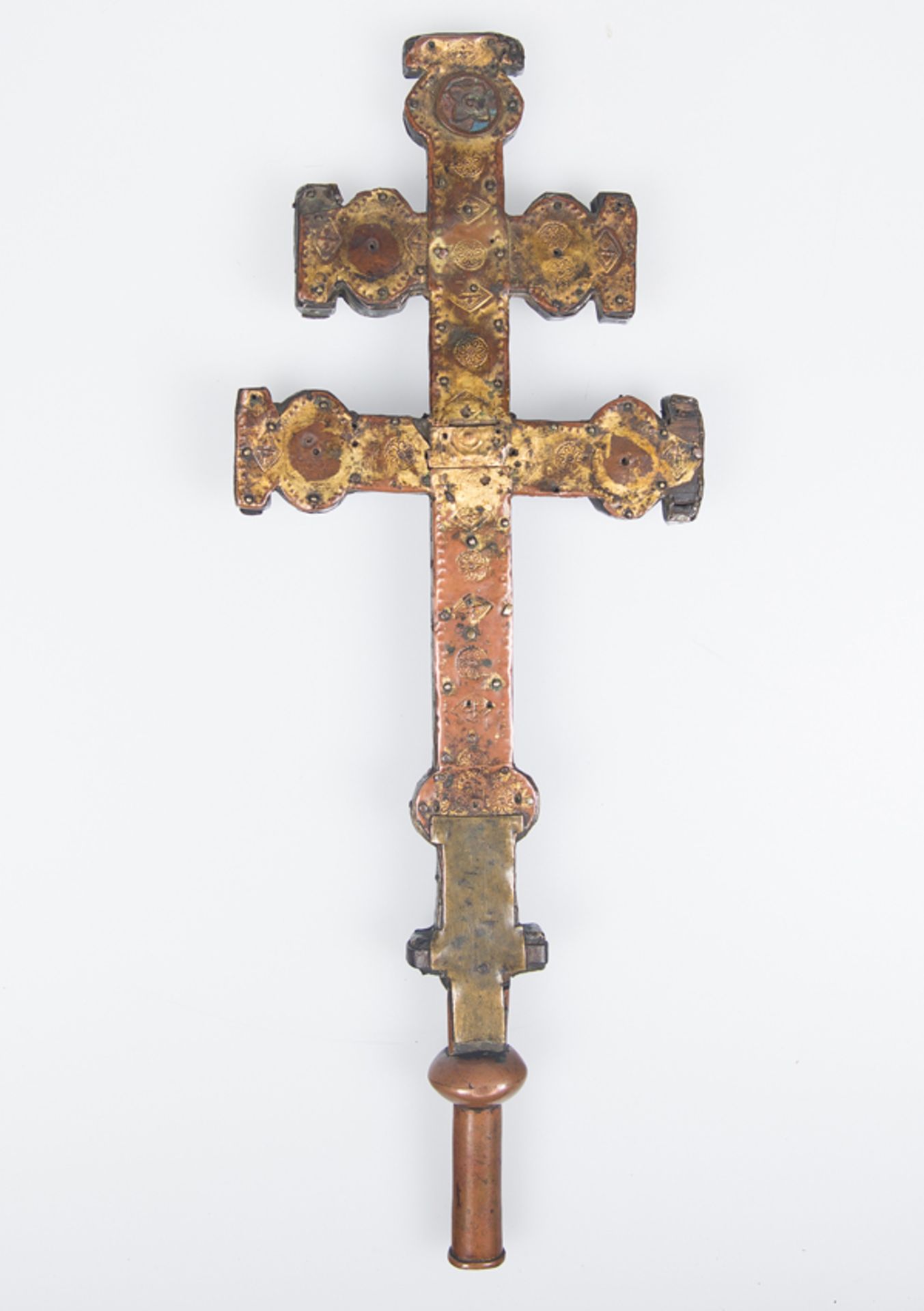 Processional or Altar Cross. Limoges, France. Romanesque. Second quarter of the 13th century. - Image 9 of 10