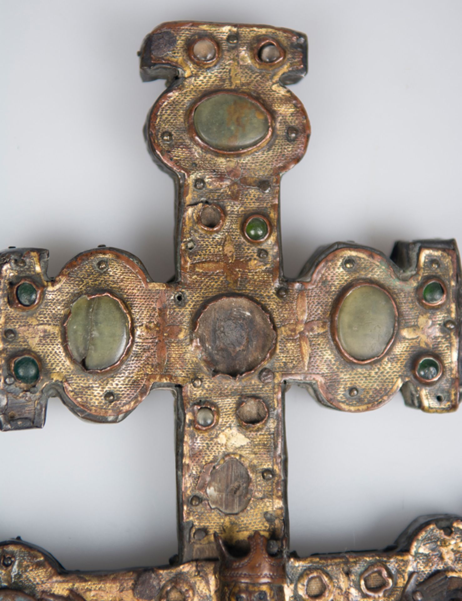 Processional or Altar Cross. Limoges, France. Romanesque. Second quarter of the 13th century. - Image 6 of 10