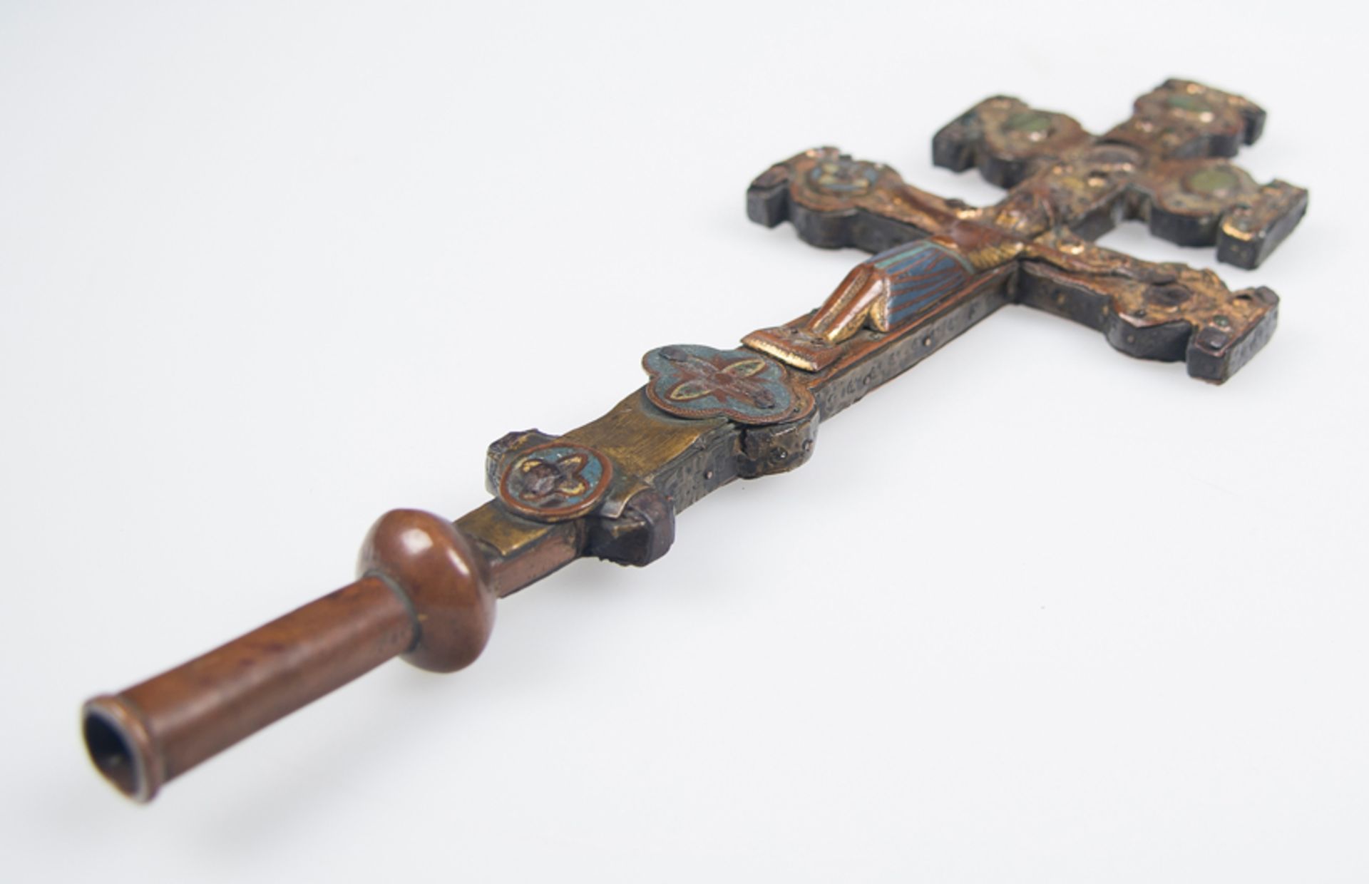 Processional or Altar Cross. Limoges, France. Romanesque. Second quarter of the 13th century. - Image 10 of 10