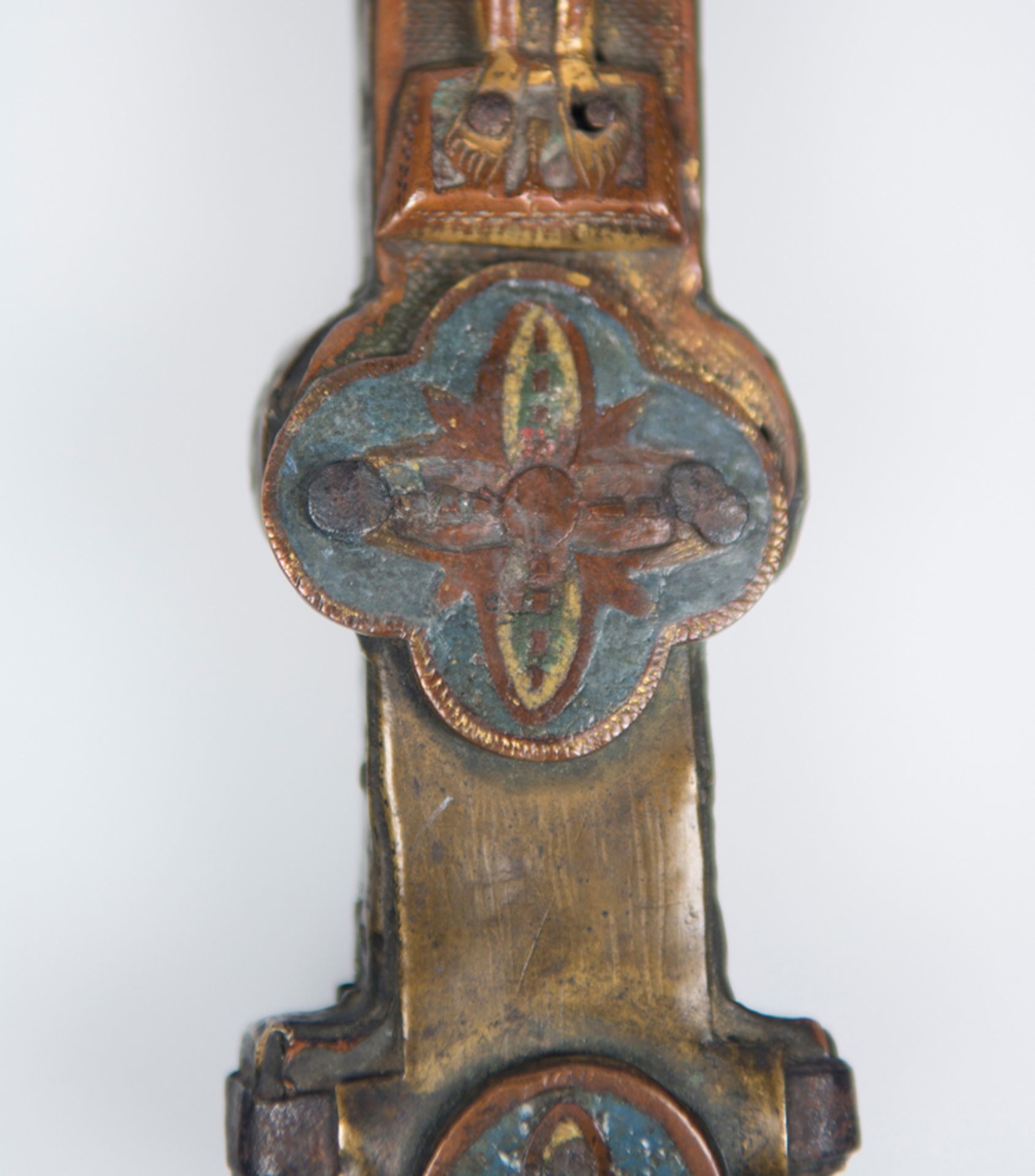 Processional or Altar Cross. Limoges, France. Romanesque. Second quarter of the 13th century. - Image 4 of 10