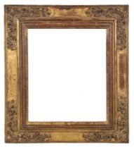 Carved and gilded wooden frame. Spanish work. 17th - 18th century.