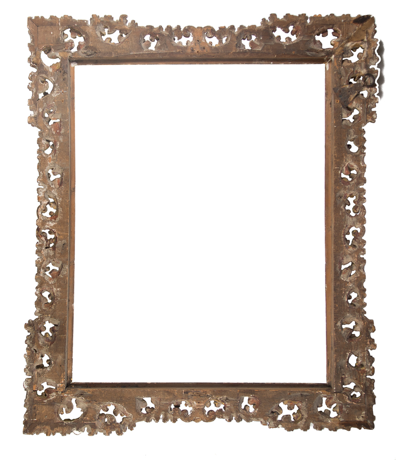 Carved and gilded wooden frame. Italian work. 17th - 18th century. - Image 4 of 4