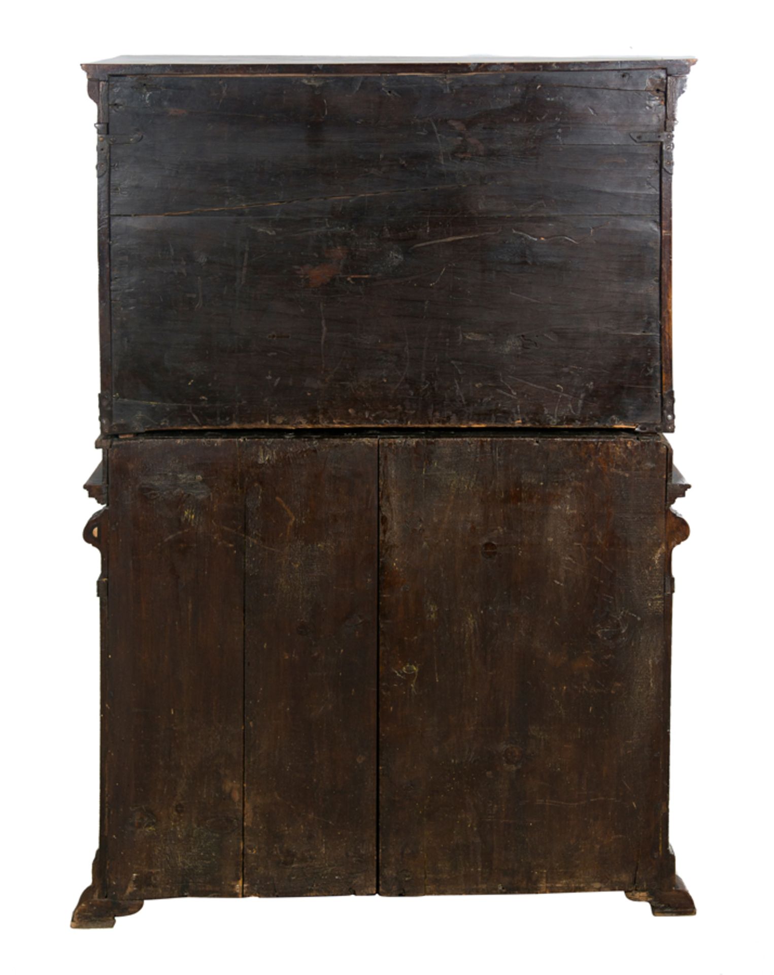 Important chest of drawers with inlaid walnut,ebony,bone and gilded hardware.Salamanca ... 16th cent - Bild 8 aus 8