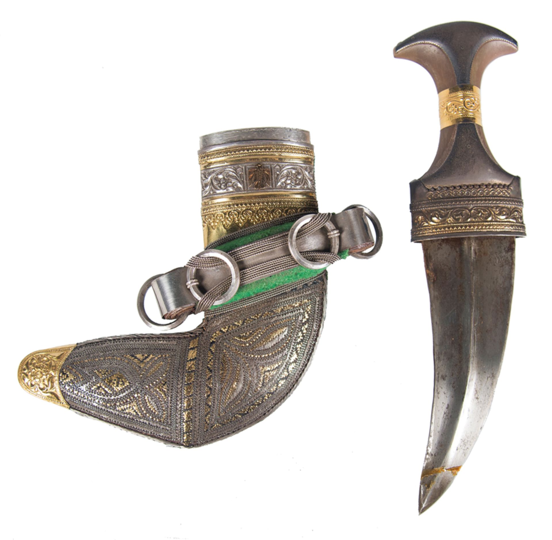 Arabian dagger. Possibly Yemen. Late 19th century - early 20th century.