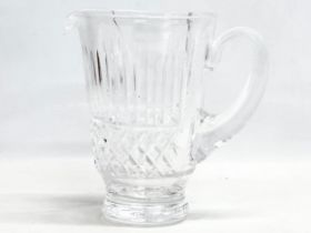 A Waterford Crystal ‘Baltray’ water jug. 18x19cm