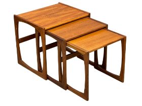 A G-Plan Quadrille Mid Century teak nest of tables.