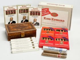 A collection of cigars. King Edward, Punch Habana, Cuba. Henri Wintermans, Corps Diplomatique