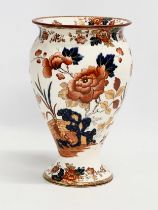 An early 20th century Wedgwood ‘Eastern Flowers’ baluster vase. Circa 1905-1910. 17x24cn