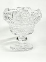 A large vintage Waterford Crystal Prestige Heritage centrepiece footed bowl. 22x22x22cm