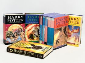The complete Harry Pottery series with Harry Pottery and the Cursed Child.