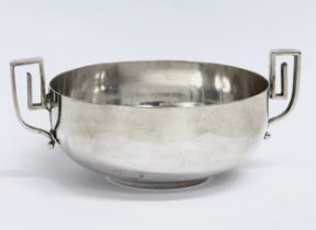 A German silver bowl. Halbmond Und Reichskrone. 183 grams 15x11.5x6.5cm