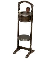 An early 20th century smokers stand. 81cm