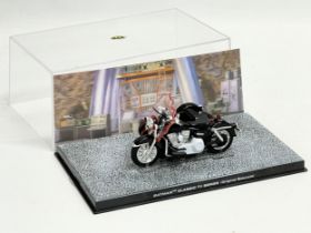 A TM & DC Comics Batman TV Series “Original Batcycle” in display case. 19x11x7.5cm