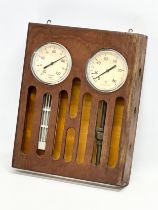 A vintage Cambridge industrial barometer. 29x37cm