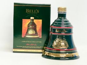 An unopened bottle of Bell’s Finest Old Scotch Whisky with box. Christmas 1993. The Old Man’s Art.
