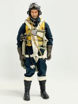 A Blue Box WW2 British RAF pilot 1/6 scale action figure. 31cm