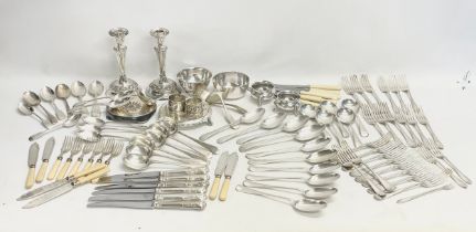 A collection of good quality 19th and 20th century silver plated cutlery. Including Bon Bon