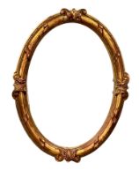 A large ornate gilt framed mirror. 74x97cm