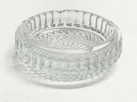 A large Waterford Crystal ashtray. 17.5x6.5cm