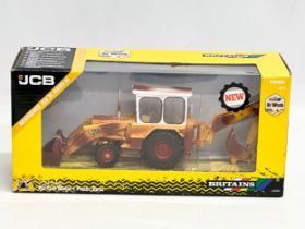 An unused Britains JCB Weathered JCB Mark III in box. 1:32 scale. Die-Cast Model and Plastic