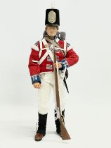 A Modellers Loft Exclusive British Redcoat 1/6 scale action figure. 35cm