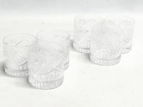 A set of 6 Tyrone Crystal ‘Slieve Donard’ whisky glasses. 8x8cm