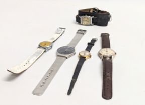 A collection of vintage watches