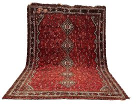 A large vintage Iranian hand knotted rug. The Persian Rug Company. 265x372cm