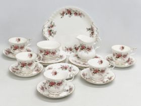 A 20 piece Royal Albert ‘Lavender Rose’ tea set.