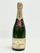 A bottle of vintage Moët & Chandon Premiere Cuvee champagne. 75cl.