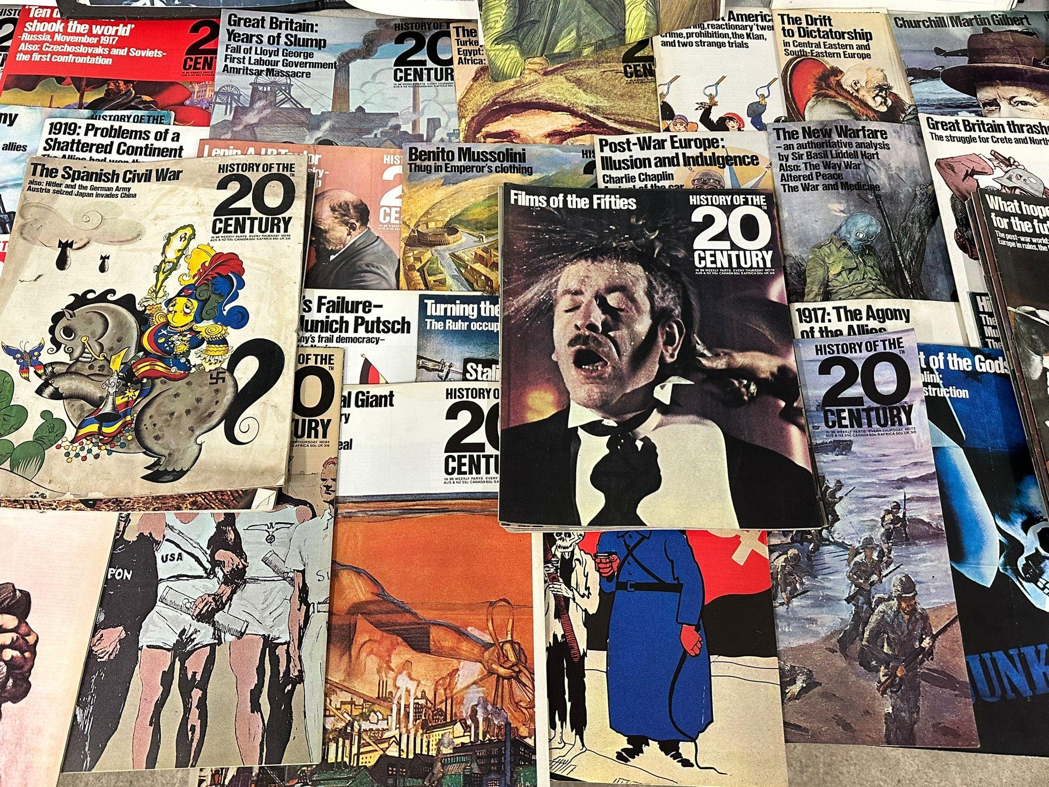 A large collection of vintage magazines. History of the 20th Century. - Image 8 of 8